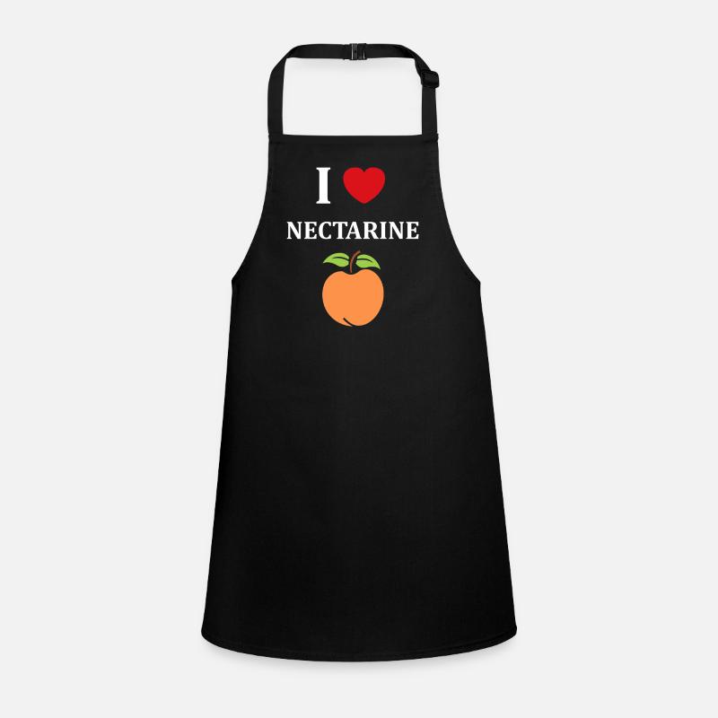 Design de T-shirt Amour Nectarine et Nectarine Tablier Enfant