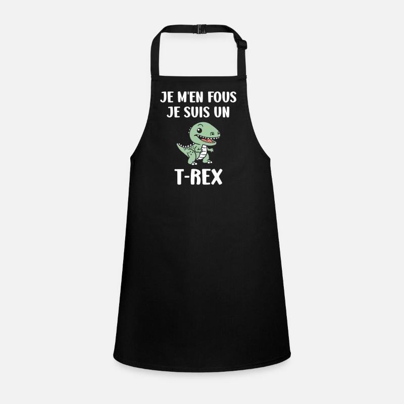 T-Rex Fous Noël Tablier Enfant