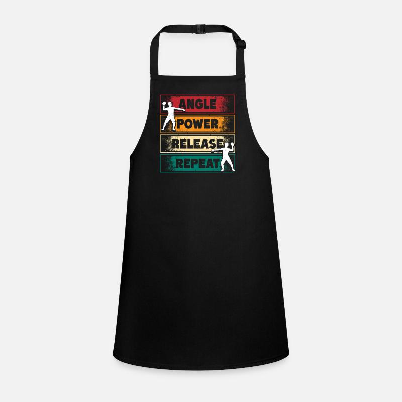 Shot Put Shot Put Angle Power Release Children's Apron