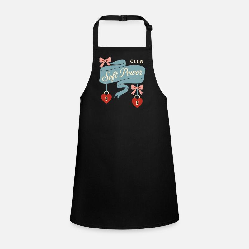 Coquette Ästhetik Schleifenmuster Girly Pastell Schürze für Kinder