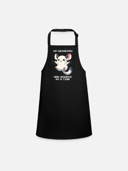 EP grind – jump by jump | Chinchilla - Children's Apron - black - Front