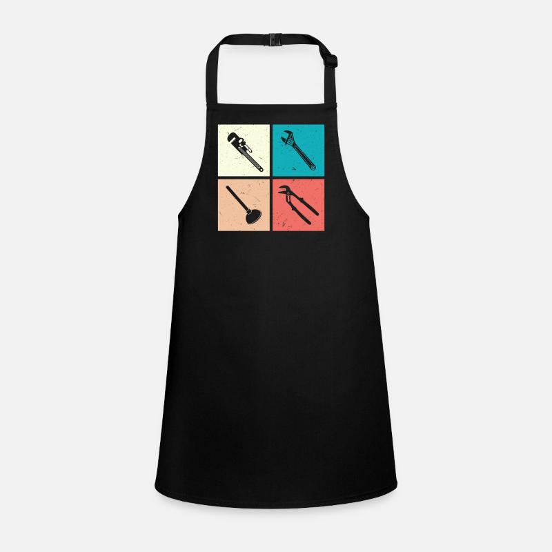 Heating Engineer Heating Construction Plumber Plumber Children's Apron