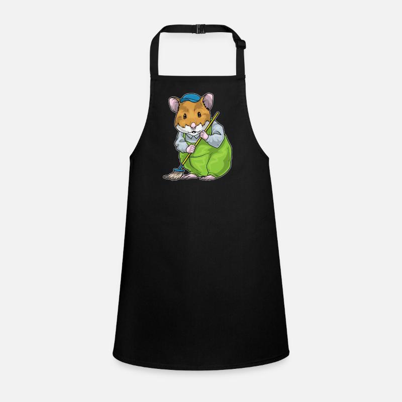 Hamster Cleaning Mop Children's Apron