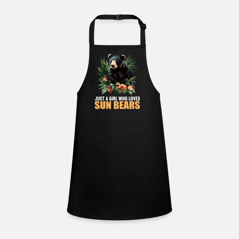 Sun Bear Malaienbär Schürze für Kinder