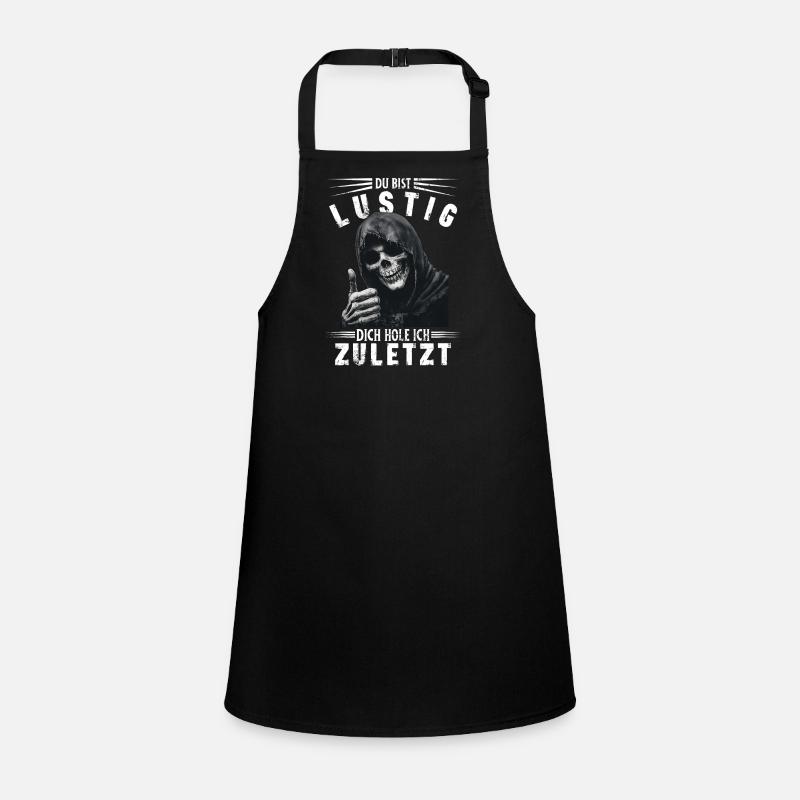 Dire que tu es drôle Grim Reaper Skull Motif Tablier Enfant