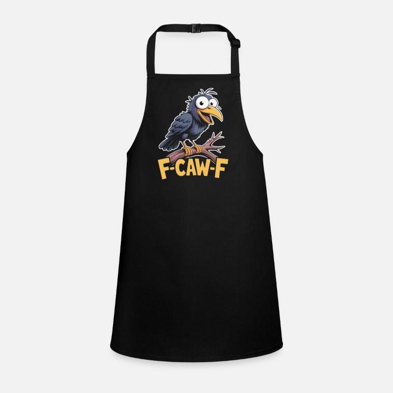 F-Caw-F Meme Crow Tablier Enfant