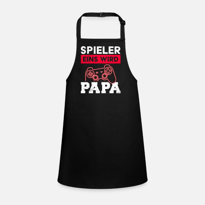 Gamer Dad PLAYER ONE BECOMES DAD Funny Children's Apron
