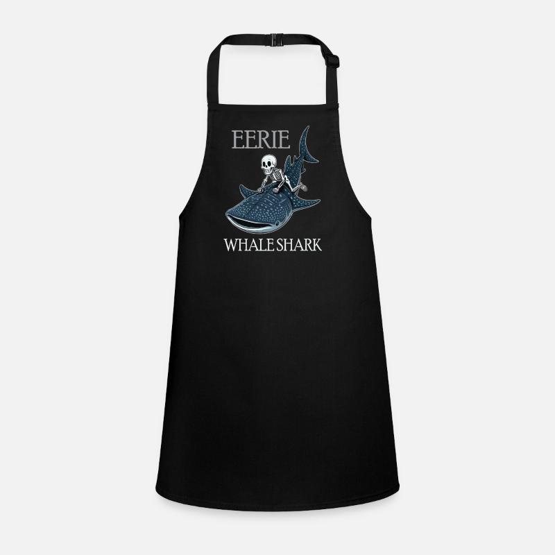 Énergie des mers avec requin-baleine - Tablier Enfant - noir