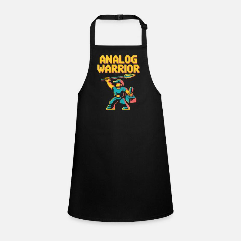 Analog Warrior Pop Culture Retro Video Game Children's Apron