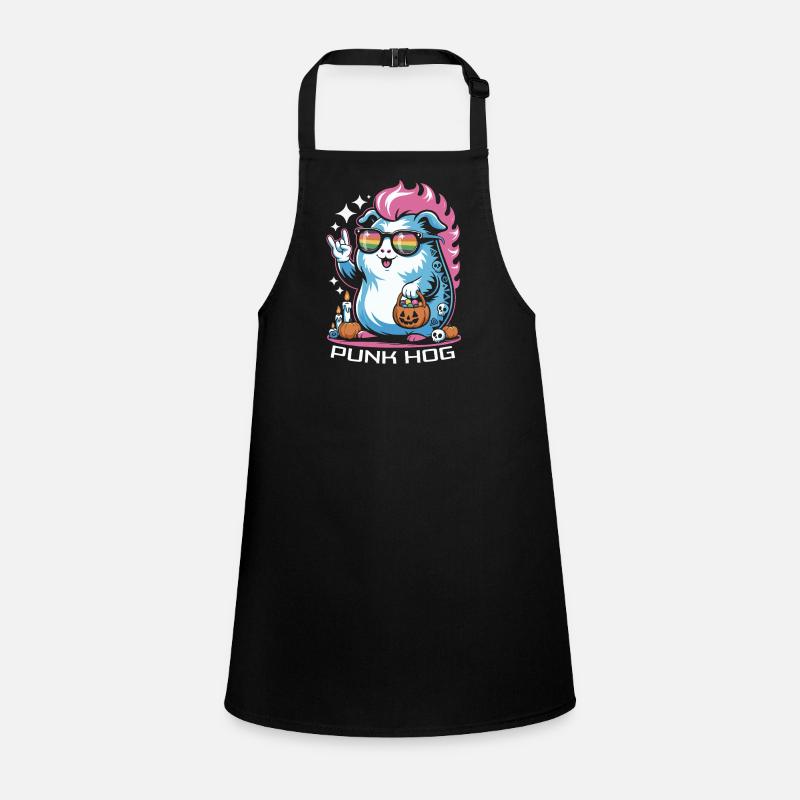Colorful Punk Meerschein for Halloween Children's Apron
