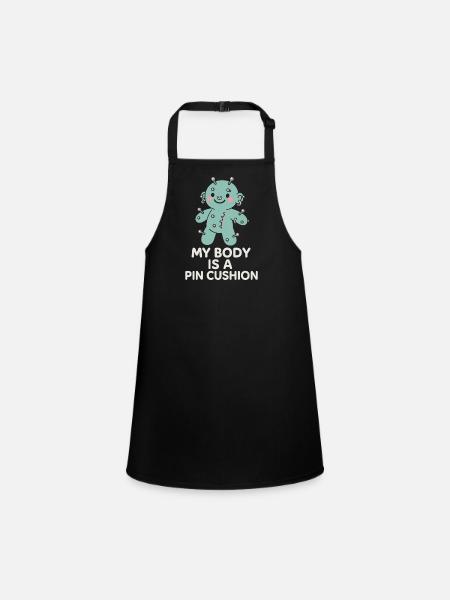Piercing Addict Body Mod Enthusiast - Children's Apron - black - Front