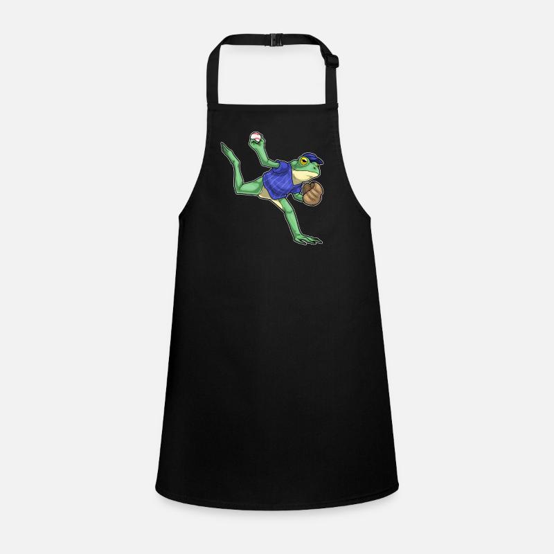 Frog Baseball Baseball Glove Children's Apron