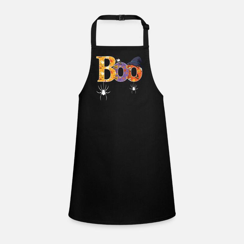 Boo Pattern Halloween Children's Apron