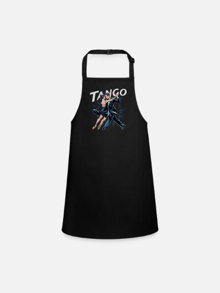Tango Passion Danse de couple Tango argentin - Tablier Enfant - noir - Devant