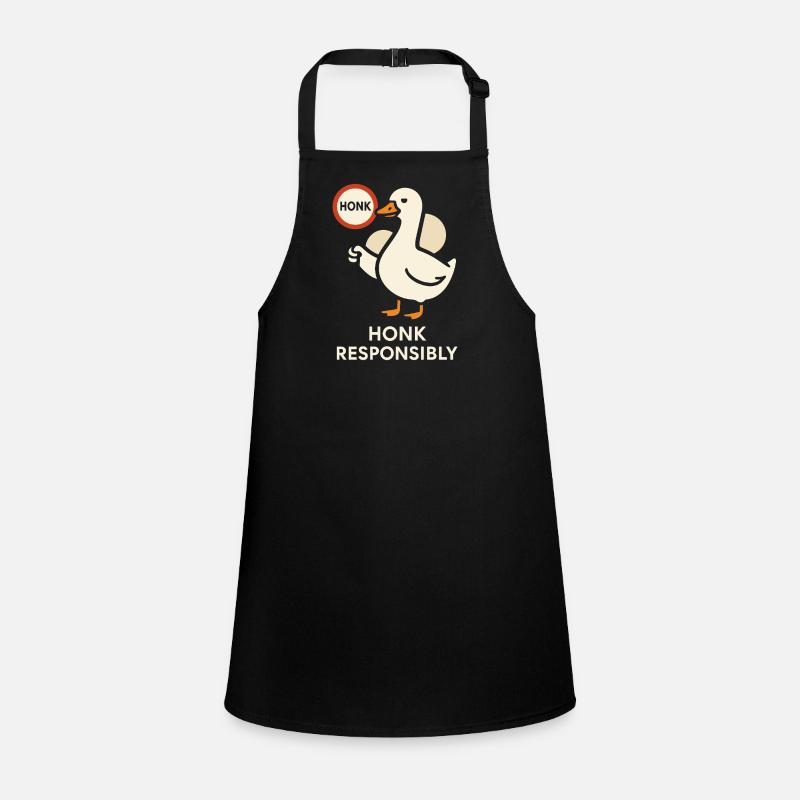 Funny Geese Meme Chaos Honk Certified Silly Children's Apron