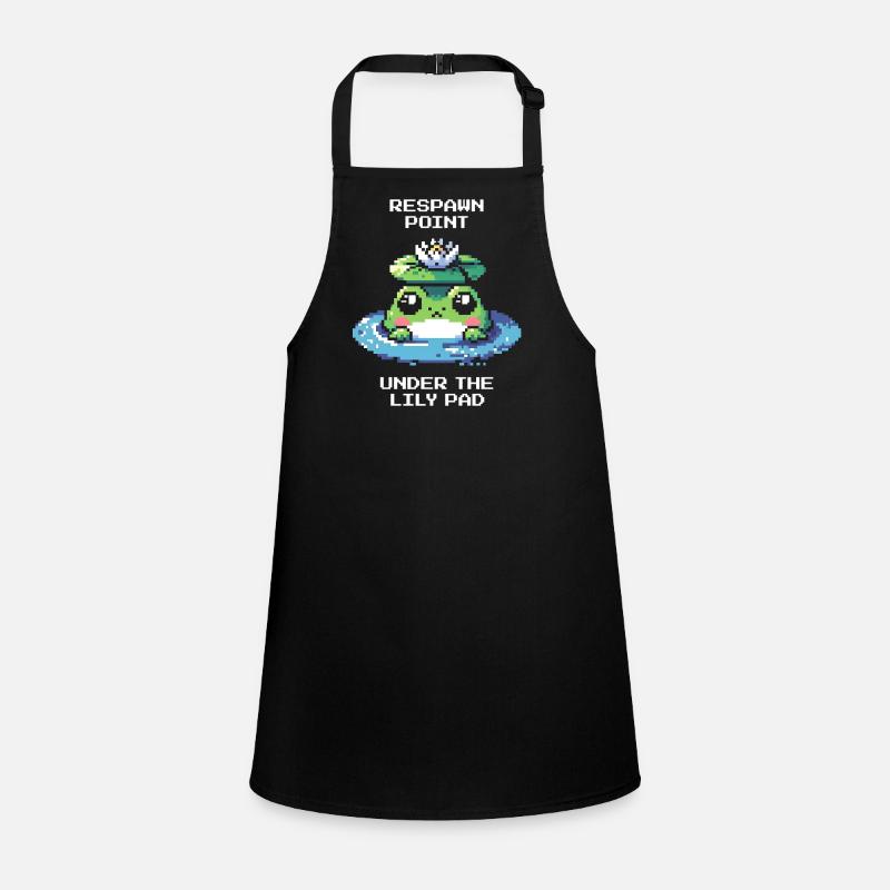 Respawn Point: Under the Water Lily | Frog, Pond Children's Apron