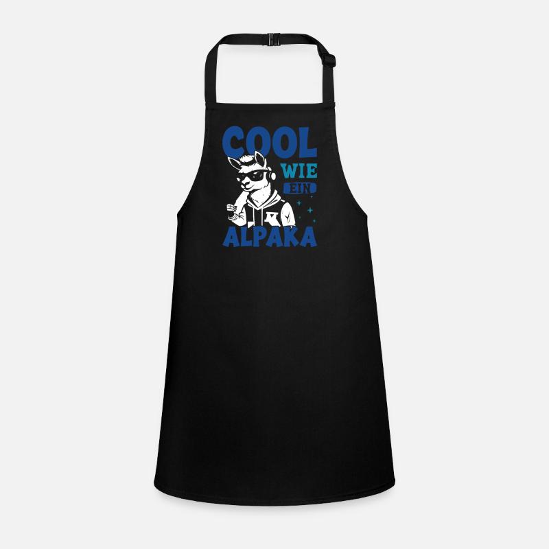 Alpaca Fan COOL AS AN ALPACA Llama Funny Children's Apron