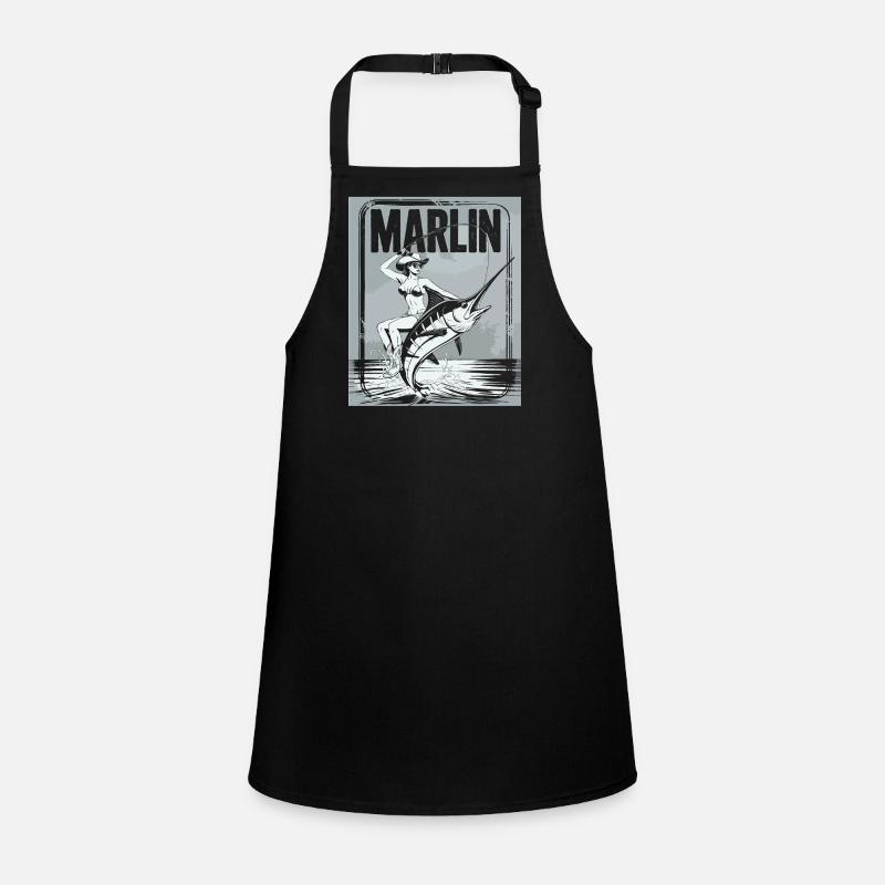 Marlin Pêcheuse Rétro Tablier Enfant