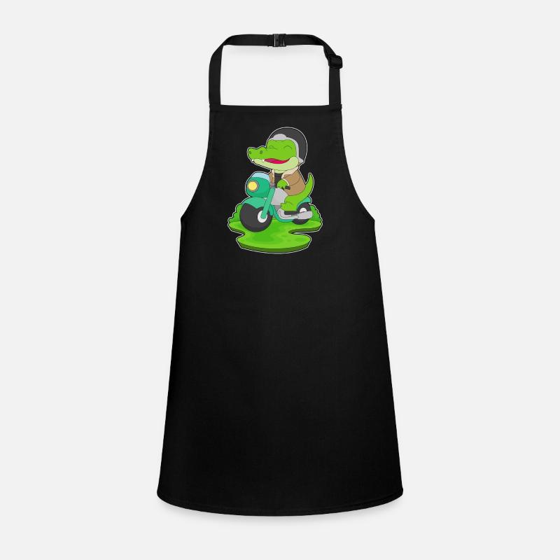 Crocodile Scooter Children's Apron