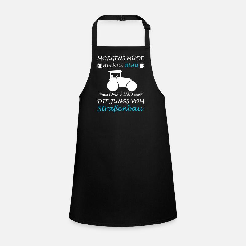Road Construction Road Builder Construction Workers Children's Apron