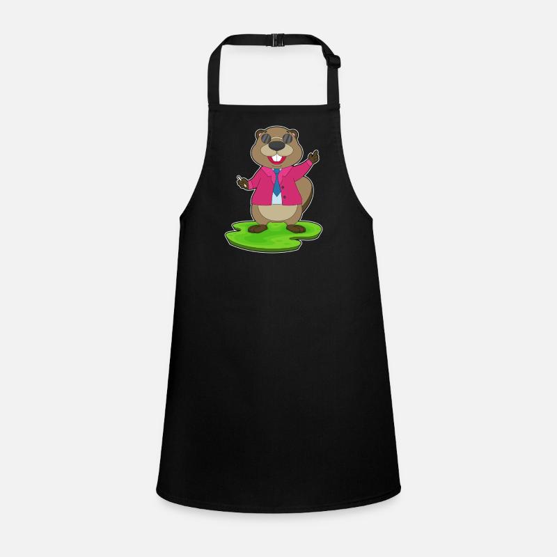 Beaver Teacher Chalk School Children's Apron