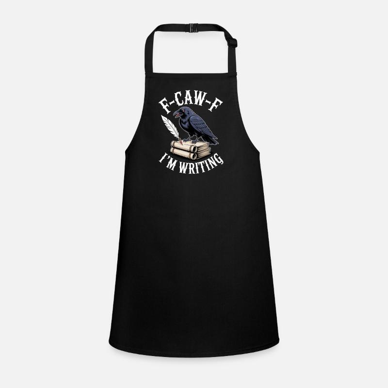 Raven quill and scrolls Children's Apron