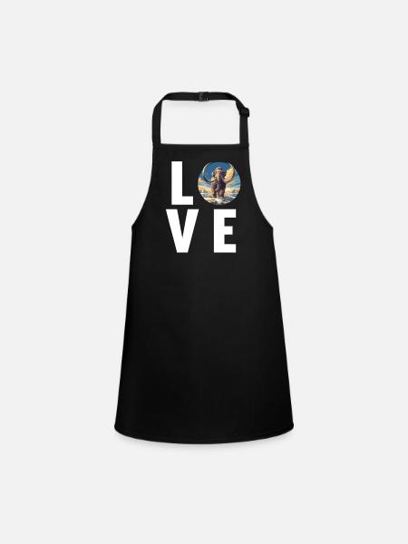 Mammoths Mammoth - Children's Apron - black - Front