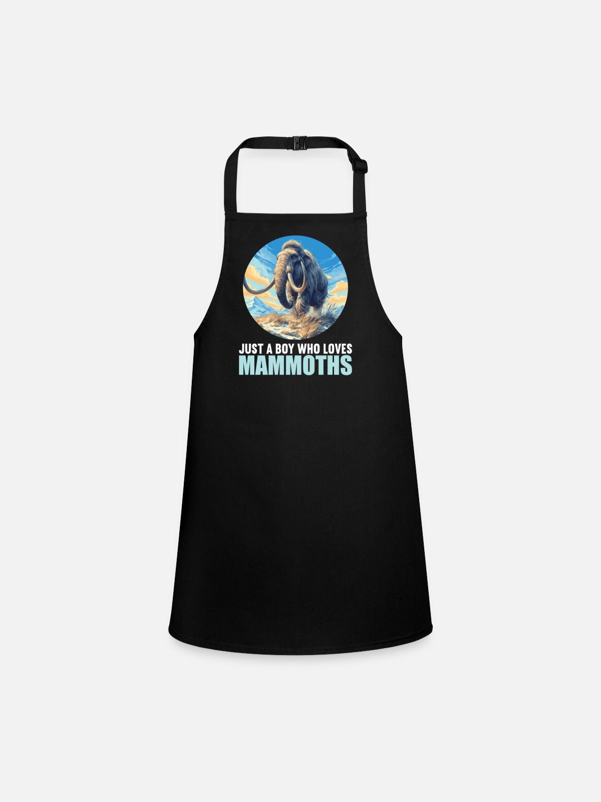 Mammoths Mammoth - Children's Apron - black - Front
