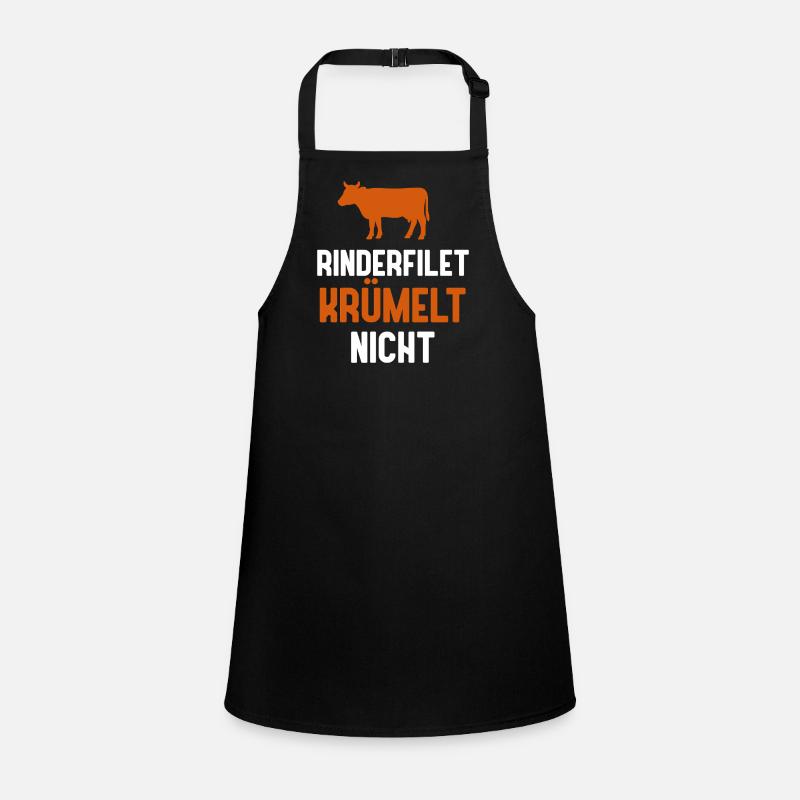 Beef tenderloin does not crumble Funny saying BBQ Children's Apron