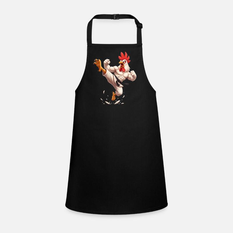 Fighting Rooster Karate Children's Apron