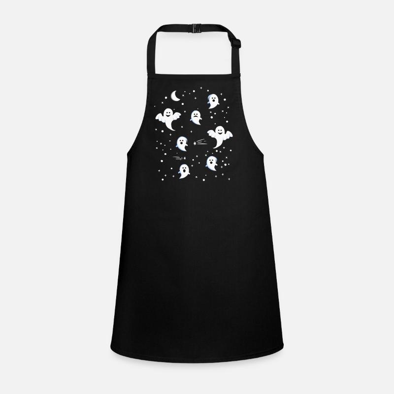 Ghosts Ghosts Night Sky Horror Halloween Children's Apron