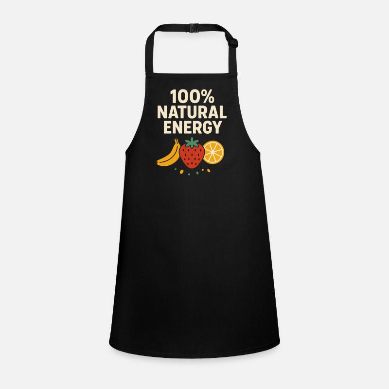 100% Natural Energy – Fruit Lover Design Children's Apron
