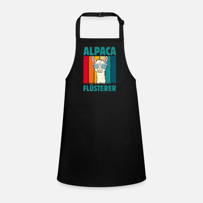 Alpaca Fan ALPACA FLÜSTERER Lama Lustiges Children's Apron