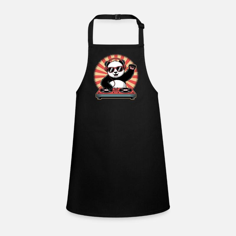 Panda DJ avec casque Tablier Enfant