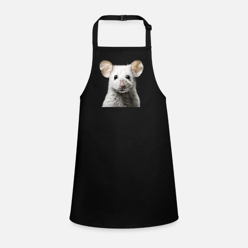 Souris mignonne - Portrait d’animal mignon Tablier Enfant