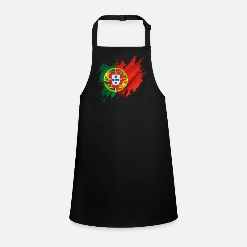 Portugal flag, torn style Children's Apron