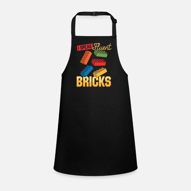 Building Blocks Kids Brick Builder Children's Apron