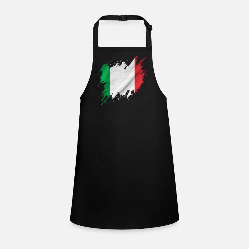 Drapeau italien, style déchiré Tablier Enfant