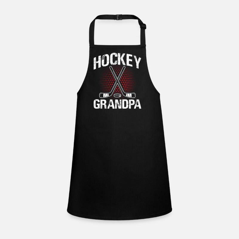 Hockey Eishockey Eishockeyspieler Opa Geschenk Schürze für Kinder