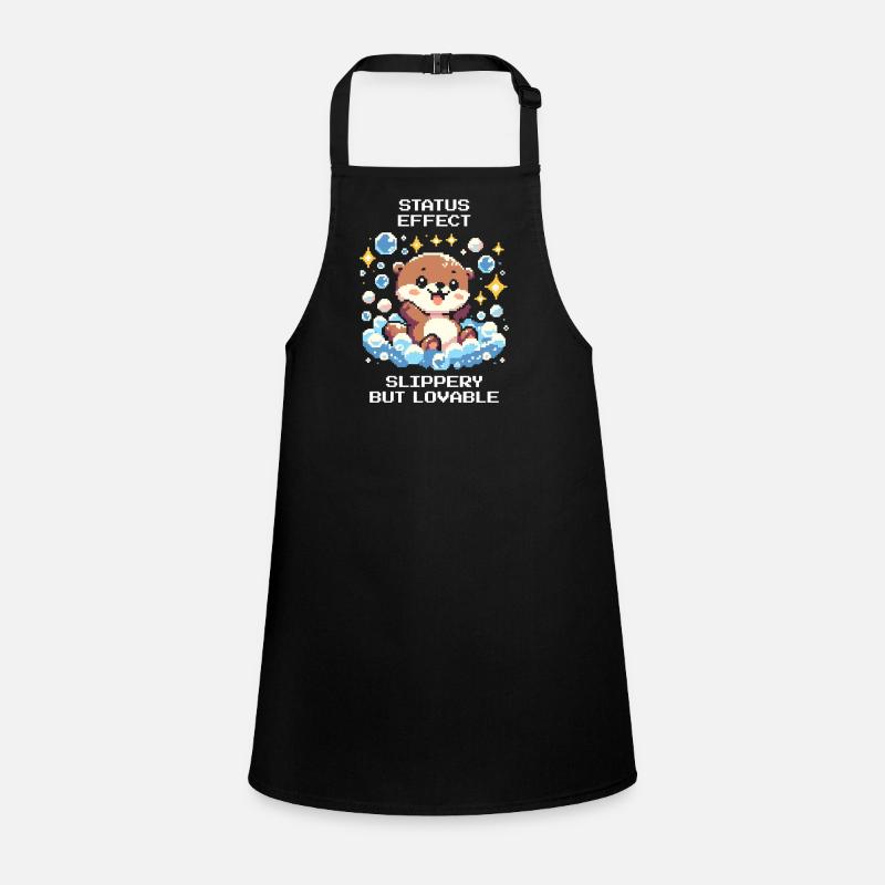 Status Effect: Slippery but Adorable | Otter Children's Apron