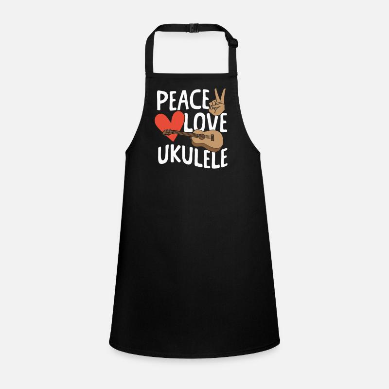Peace Ukulele Instrument Uke Tablier Enfant
