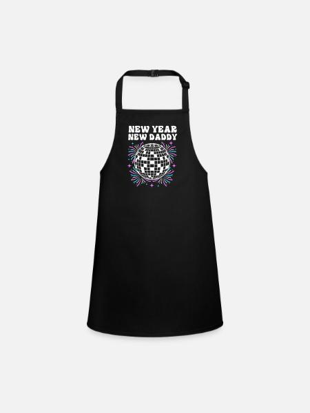 Gender Reveal New Year's Eve New Year New Year - Children's Apron - black - Front