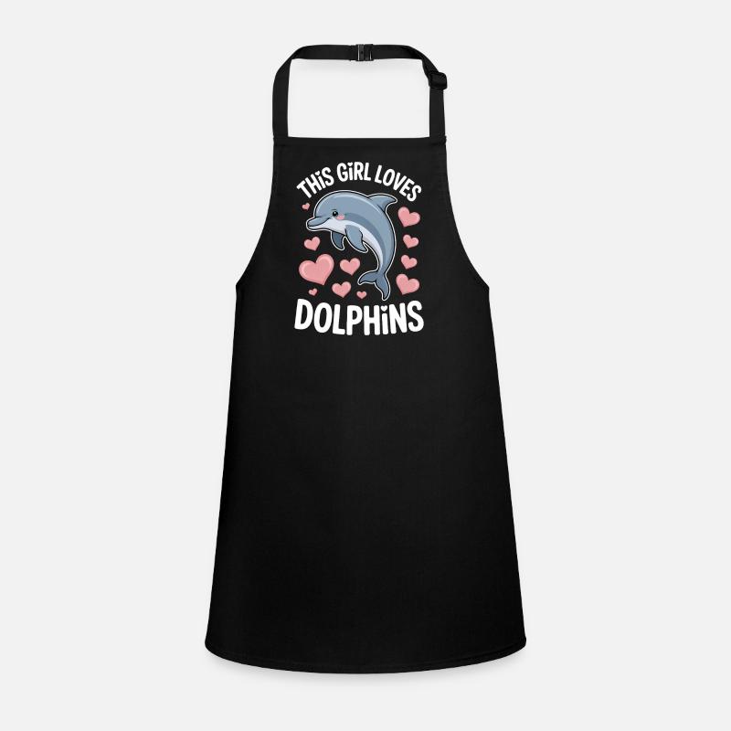 dauphin disant fille drôle dauphin cadeau Tablier Enfant