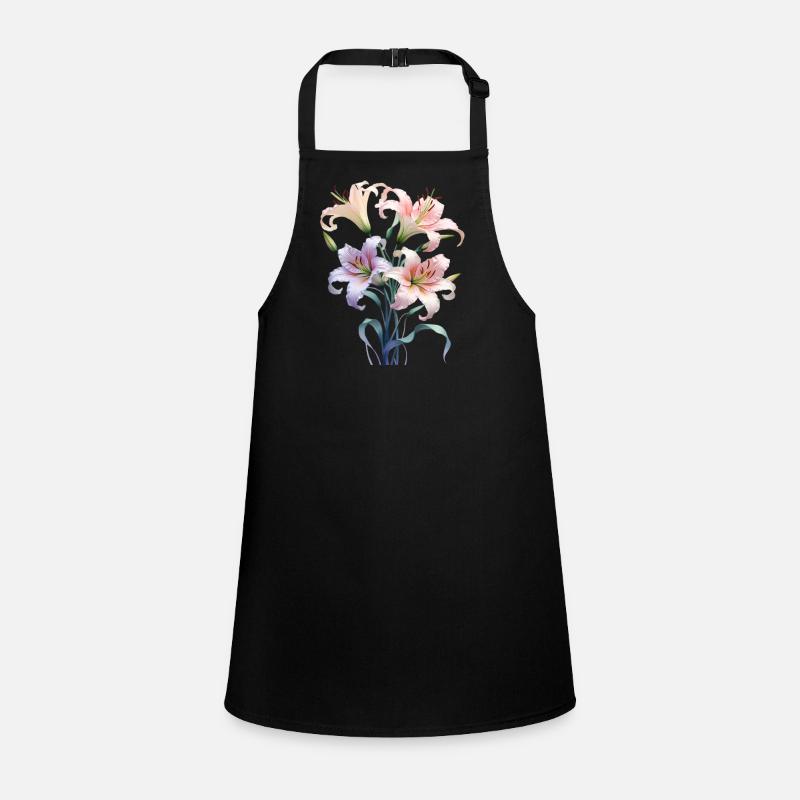 Pastel Lily Bouquet Children's Apron