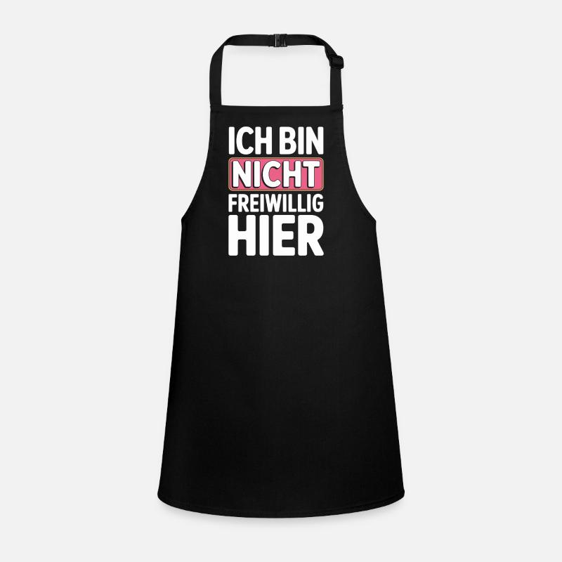 I'm Not Here Voluntarily Anti Smalltalk Office Children's Apron
