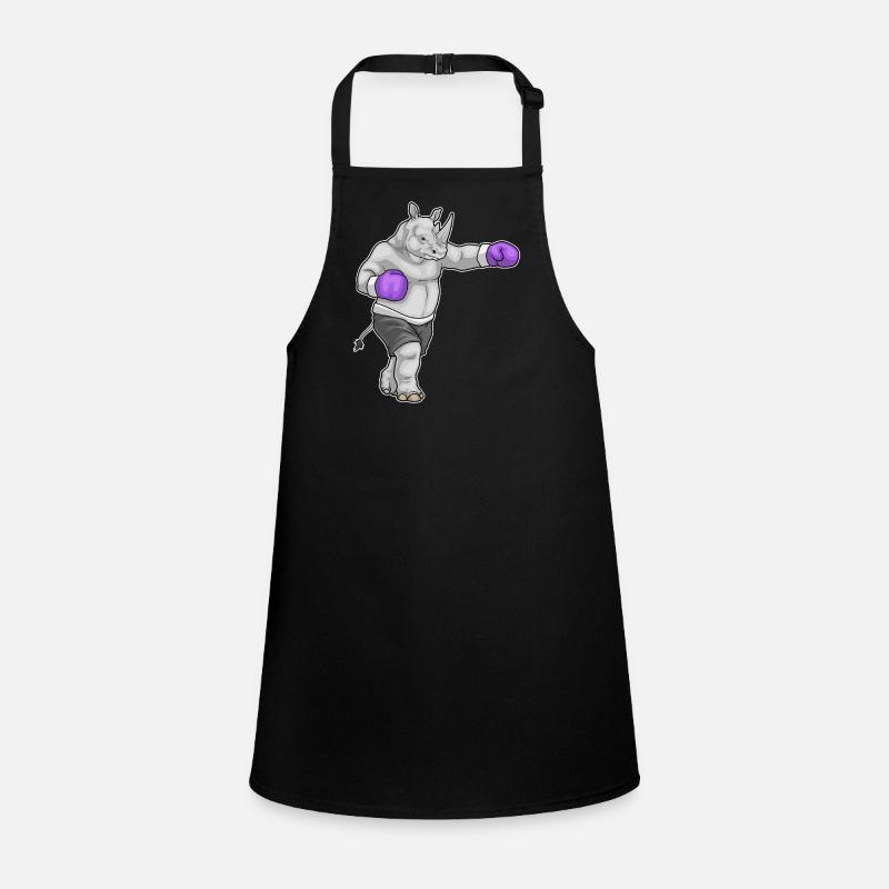 Nashorn Boxer Boxhandschuhe Boxen Schürze für Kinder