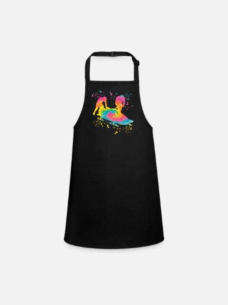 Bob Team Brakeman Bob - Children's Apron - black - Front