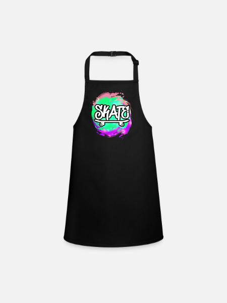 Skateboard Skate - Tablier Enfant - noir - Devant