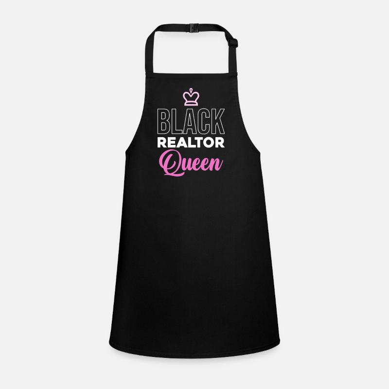 Black Property Queen Children's Apron