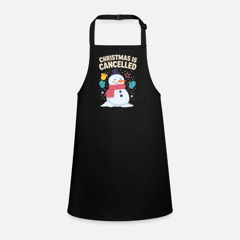 Fröhlicher Schneemann – Christmas is Cancelled Children's Apron